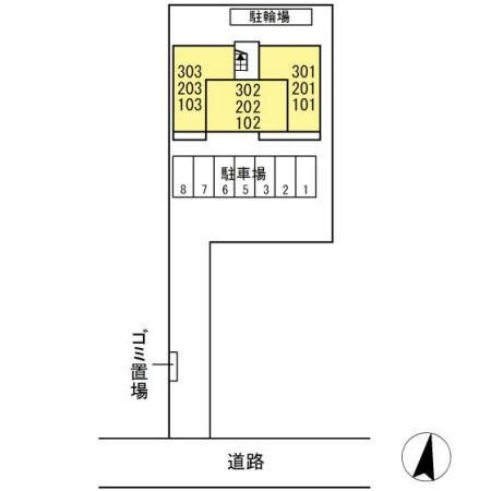 プレミール　Cの区画図