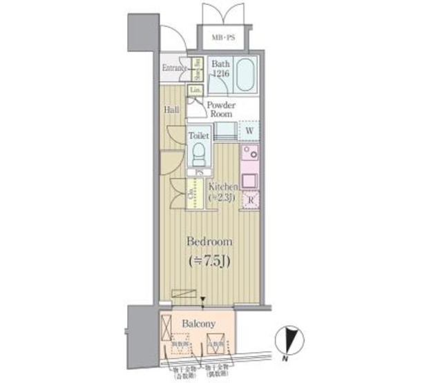 【間取り】 | リンデンコート市ヶ谷
