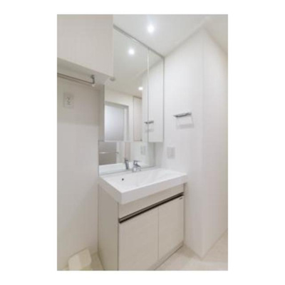 【洗面所】 | リンデンコート市ヶ谷 | ※写真は同タイプ住戸です。
