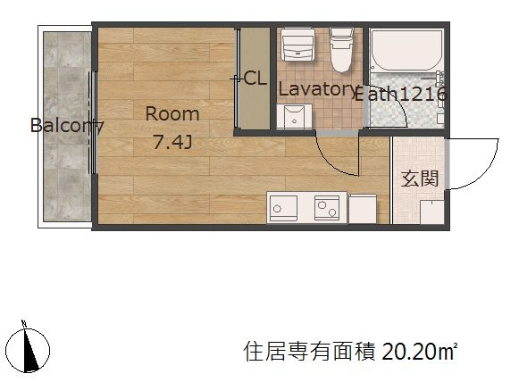 【間取り】 | Klein Flet　クレインフラット