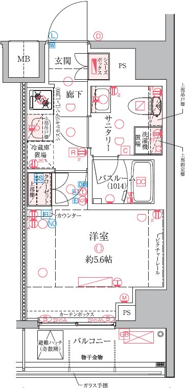 クレヴィスタ横浜関内の間取り