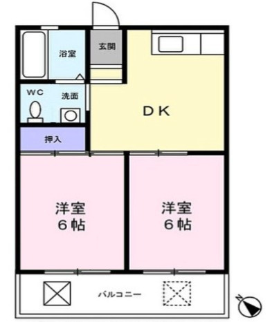 メゾン八王子の間取り