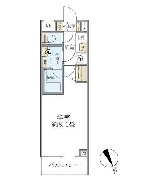 クレアポルテ川口元郷の間取り