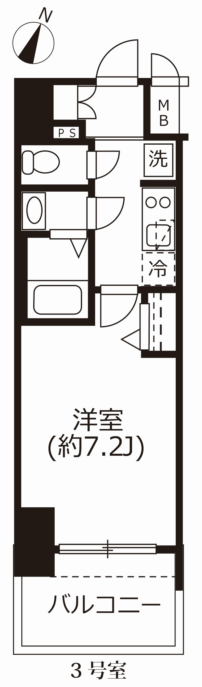 アドバンス名古屋モクシーの間取り