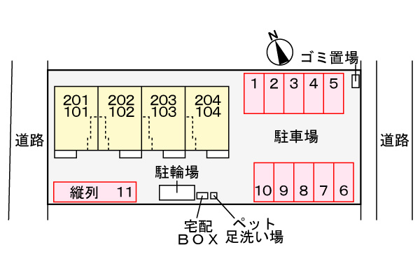 リーヴァ　ノヴァの駐車場|駐車場