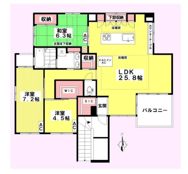 スクエア恵比寿の間取り