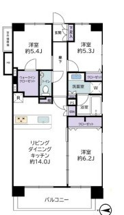 パルテール白金の間取り