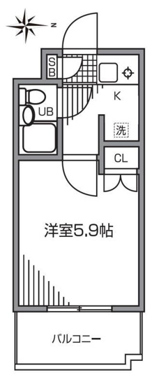【間取り】 | ジョイフル多摩川 | 間取り図
