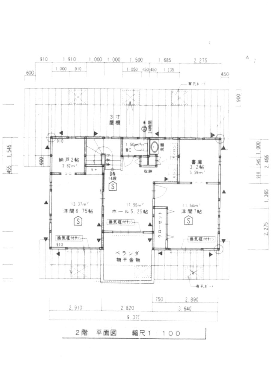 高知市口細山　中古戸建ての間取り|２F