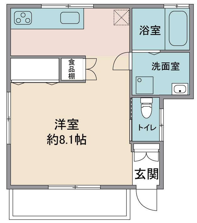 フローラセカンド６０の間取り