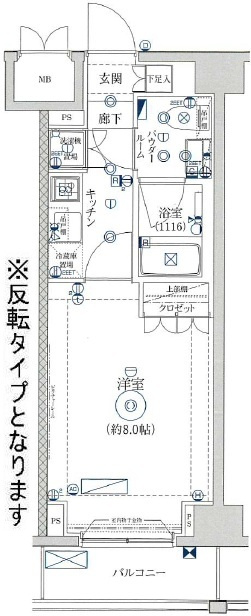 セジョリ蒲田イーストの間取り