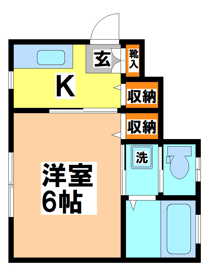 武蔵野市吉祥寺南町２丁目のアパートの間取り