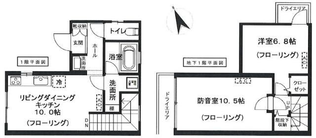 Ｎ　ＳＱＵＡＲＥの間取り
