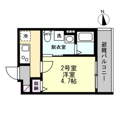 ベイルーム浜町の間取り