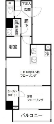 モンレーヴ御徒町の間取り|間取りです。