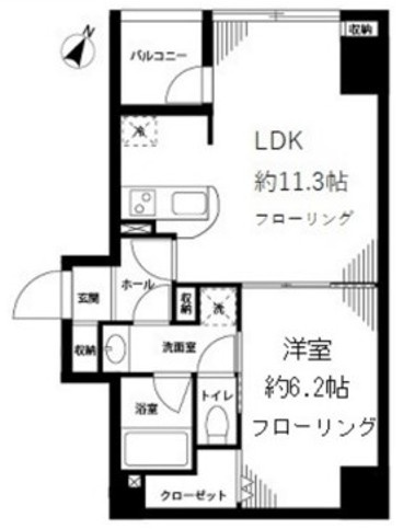 日本橋はないちの間取り