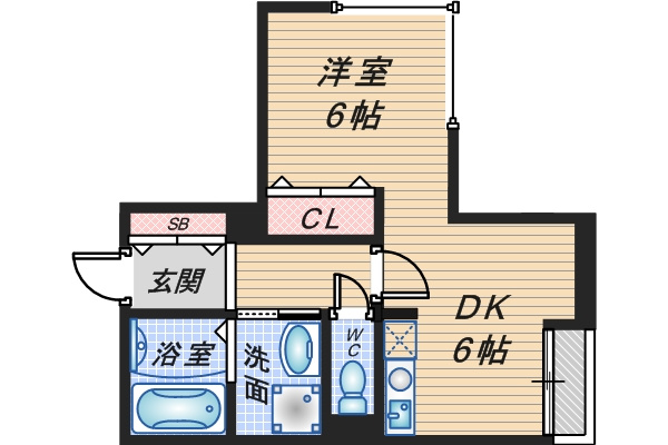 スクエアの間取り