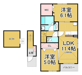 ラフェリーチェ2の間取り