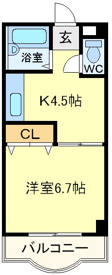 VILLA　VERDY　３番館の間取り