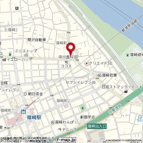 ガーデンハウス壱番館の地図