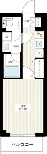 ARCOBALENO OSHIAGE EASTの間取り