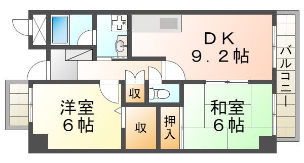 ル・ソレイユ須磨の間取り