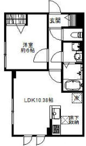 イムーブルドコリーヌの間取り|間取りです。