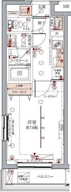 クレヴィスタ板橋志村の間取り
