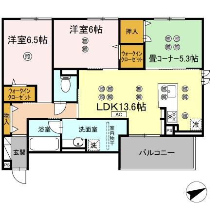 The Soveriaの間取り
