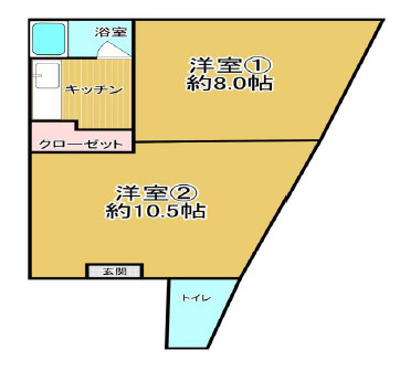 大阪市天王寺区細工谷　一棟売ビルの間取り