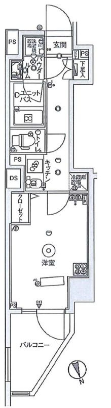 スカイコート蒲田壱番館の間取り