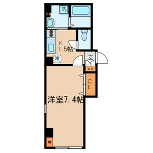 ＨＯＫＵＳＡＩ．Ｂ．Ｌ．Ｄの間取り