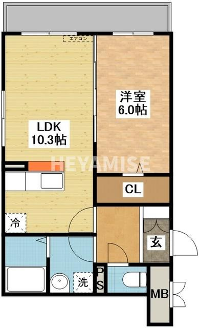 グランマルクナガサキの間取り