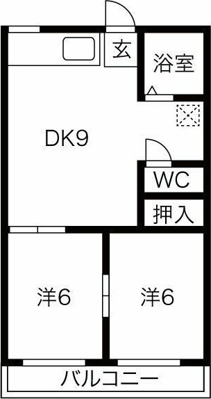 ハイツ東新C棟の間取り