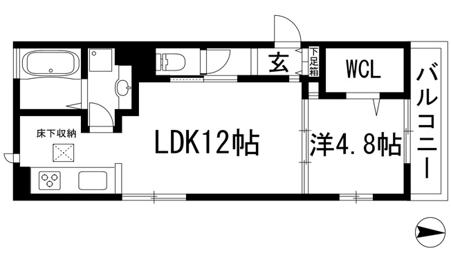【間取り】 | エスポワールＨ