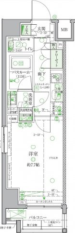 クレヴィスタ板橋西台Ⅱの間取り