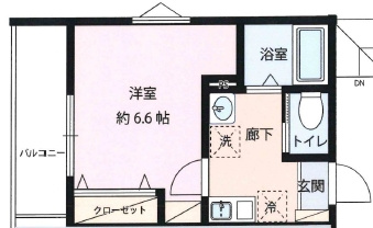 MELDIA清澄白河の間取り