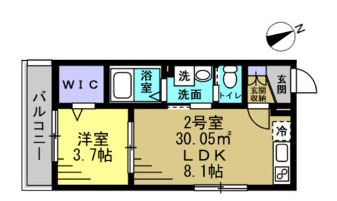 【間取り】 | ＡＪ新松戸０３９