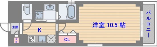 三条双月堂の間取り