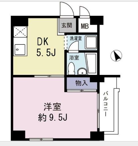 アパルトマン喜美よしの間取り