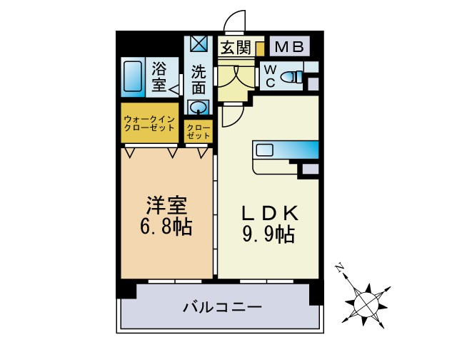 ドミール箱崎ＭⅢの間取り