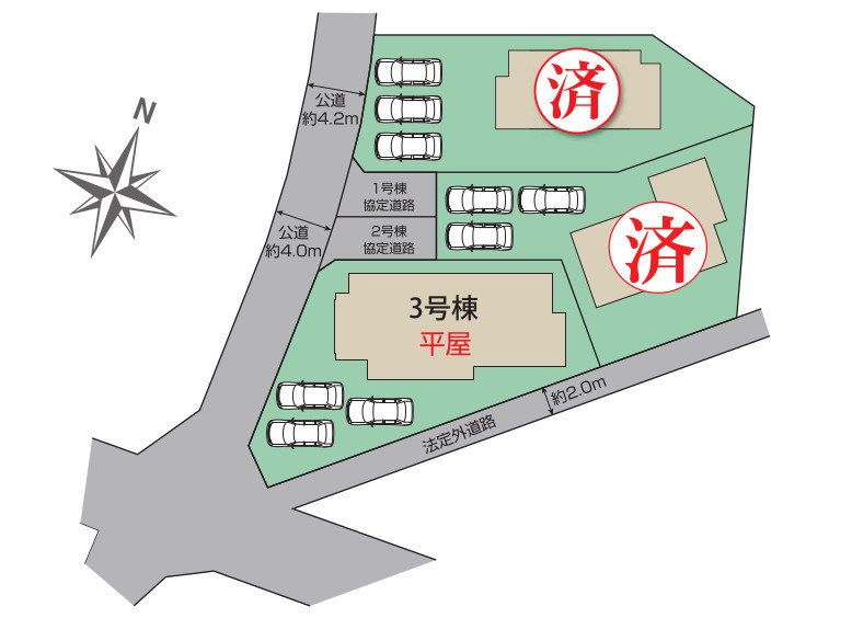 高崎市新町の区画図|区画図