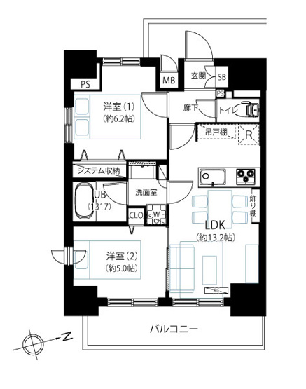 【間取り】 | パティーナ新板橋