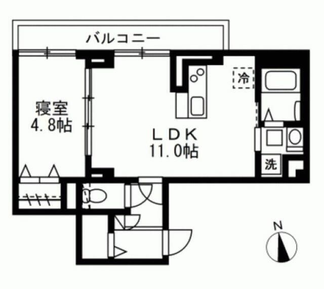 ル・ポールKAIJIの間取り