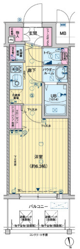 【間取り】 | レオンコンフォート京橋