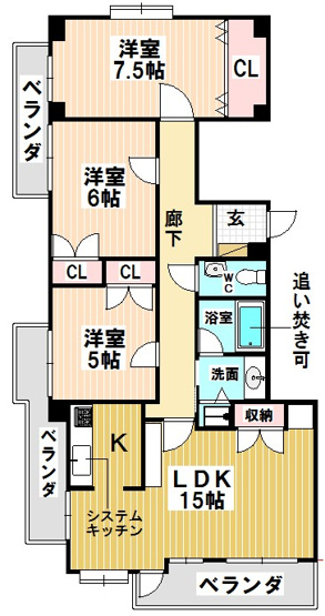 【間取り】 | カスティーリョ南山