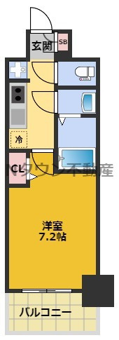 【間取り】 | アドバンス名古屋モクシー | 間取りです。