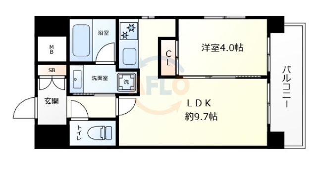 L’avenir西長堀ParkFront(ラブニール西長堀パークフロント)の間取り|L’avenir西長堀ParkFront(ラブニール西長堀パークフロント)　間取り