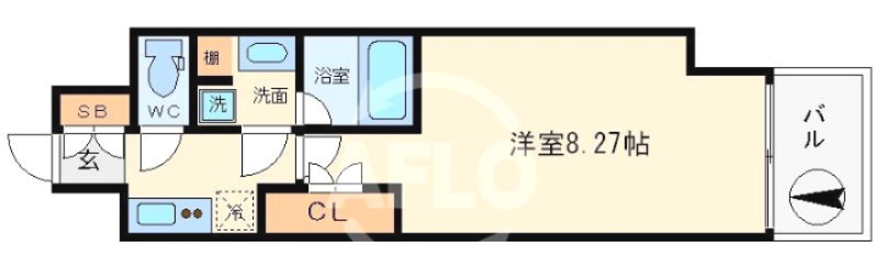 ミヤレジデンス新町の間取り|ミヤレジデンス新町　間取り