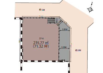 『八王子市土地』八王子市めじろ台2-37-6【仲介手数料無料】の土地図|～仲介手数料無料☆八王子ひなた不動産～八王子市めじろ台　売地